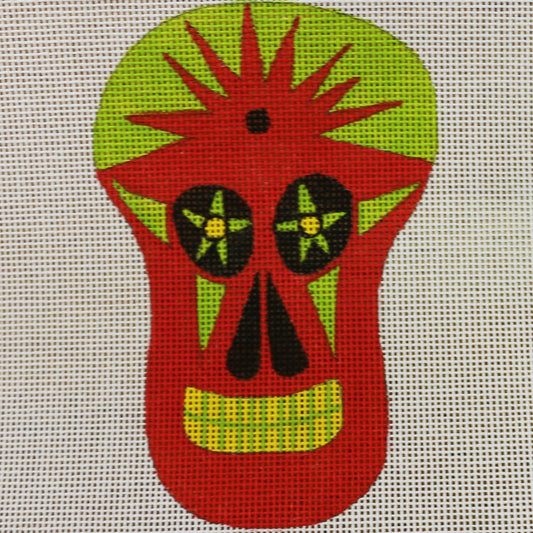 Red & Green Mini Sugar Skull