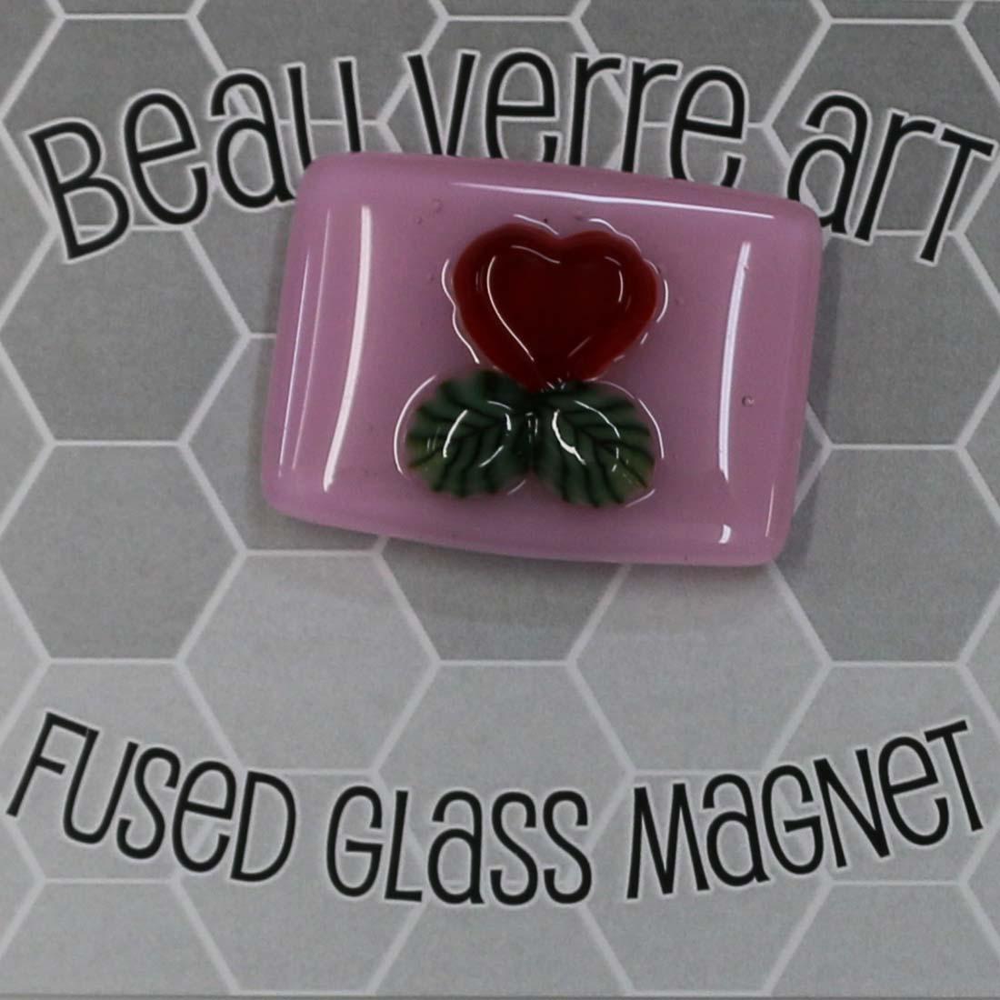 Pink with Heart/Leaves