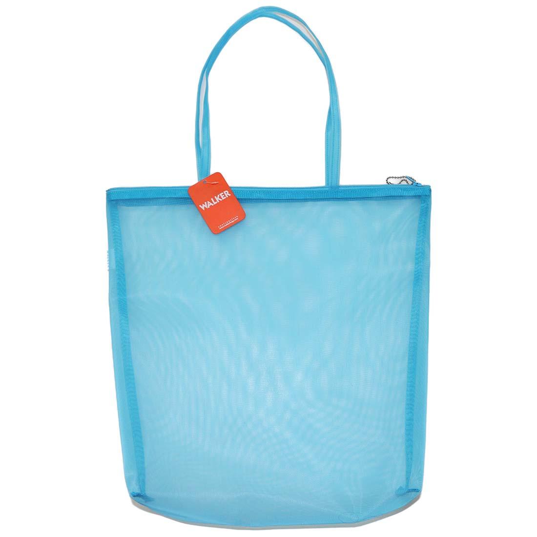 15x14x3.5 Zip Tote Aqua