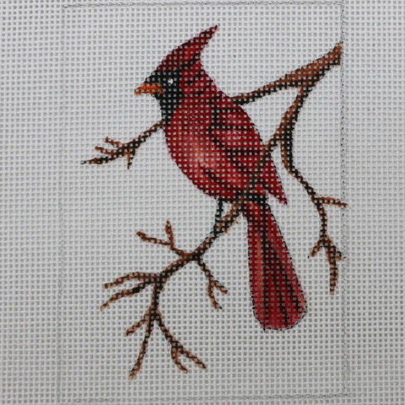 Cardinal in Tree Branch