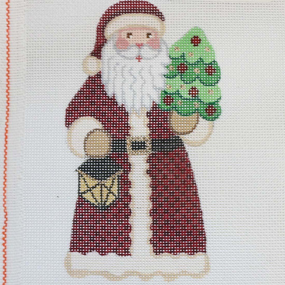 Santa with Tree & Lantern