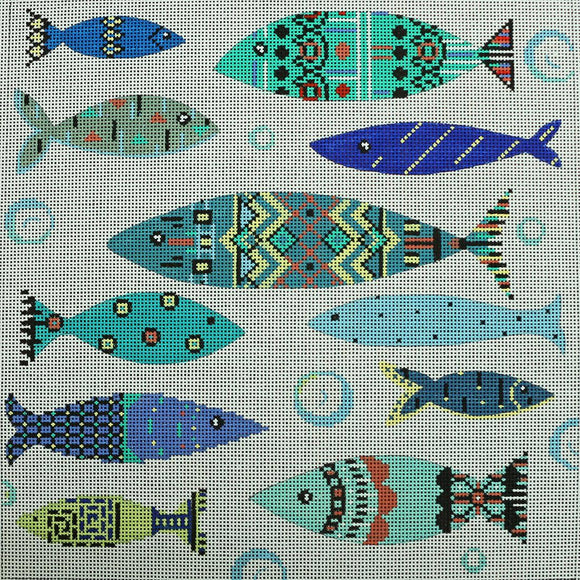 Blue Patterned Fish