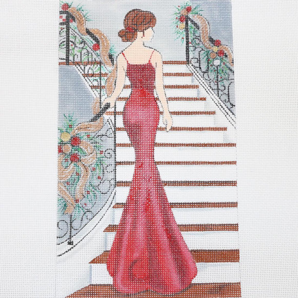 Lady on Staircase