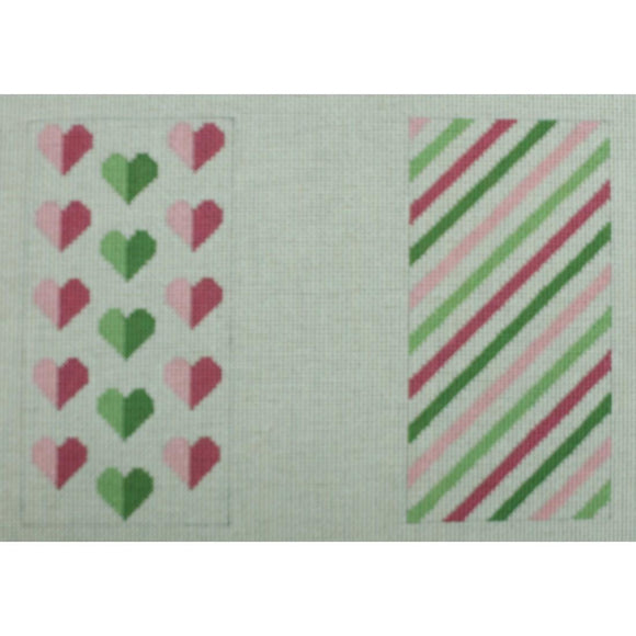 Green and Pink Hearts EGC