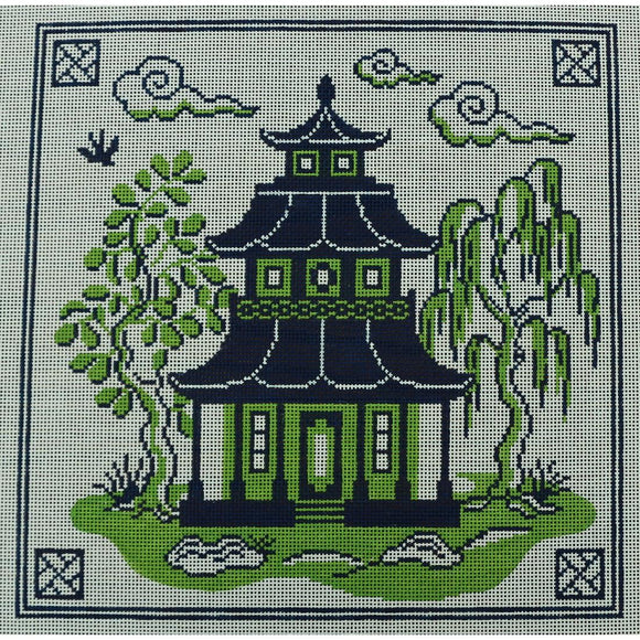 Blue & Green Pagoda
