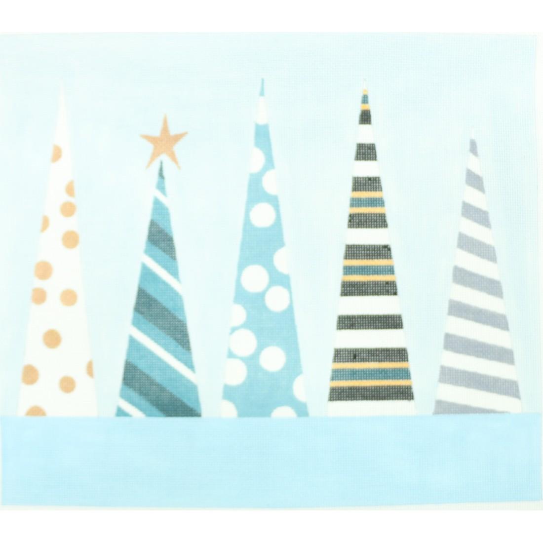 Blue Christmas Trees