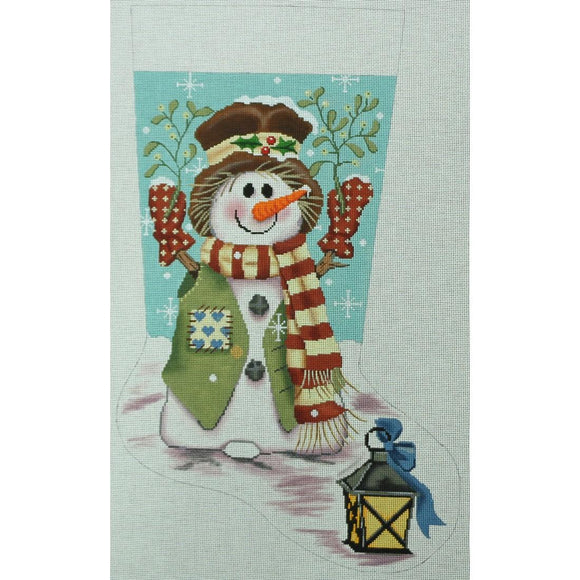 Snowman with Mistletoe
