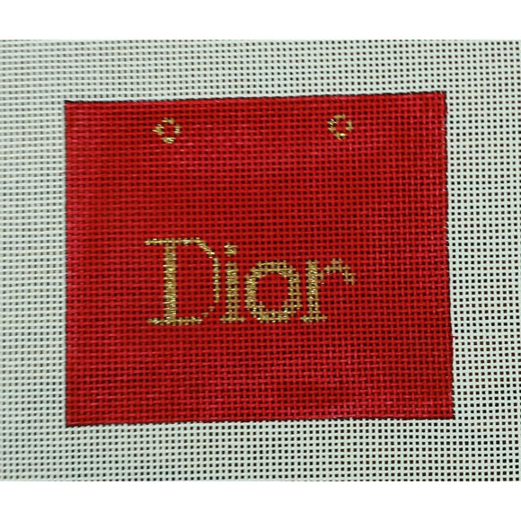 Dior on Red Shopping Bag