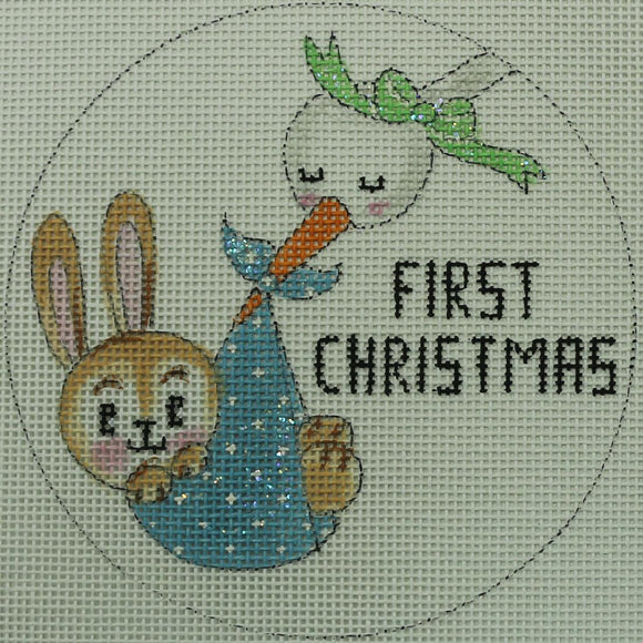 Boy Bunny First Christmas