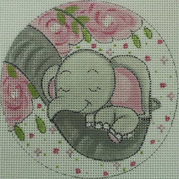Baby Elephant, Flowers Girl