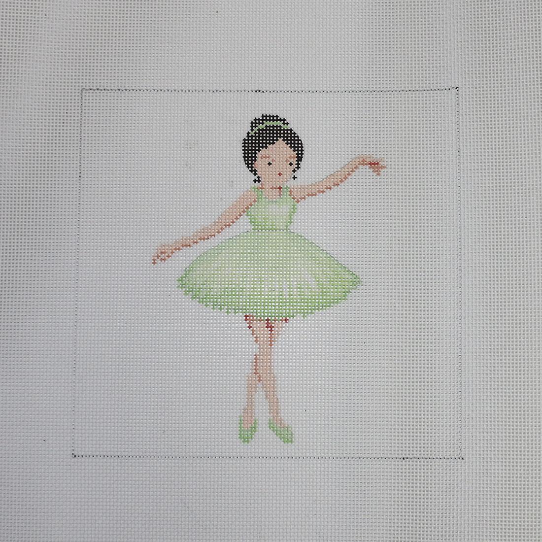 Dancing Girl in Green