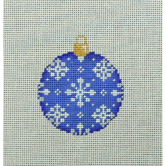 Blue Snowflake Mini Ball