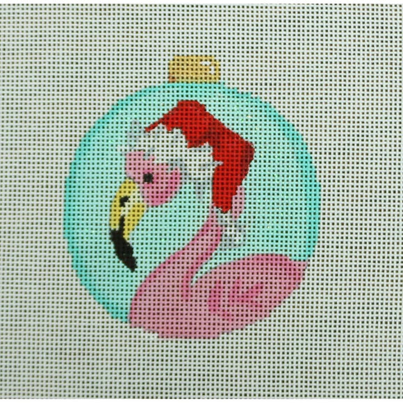 Flamingo/Santa Hat Ball