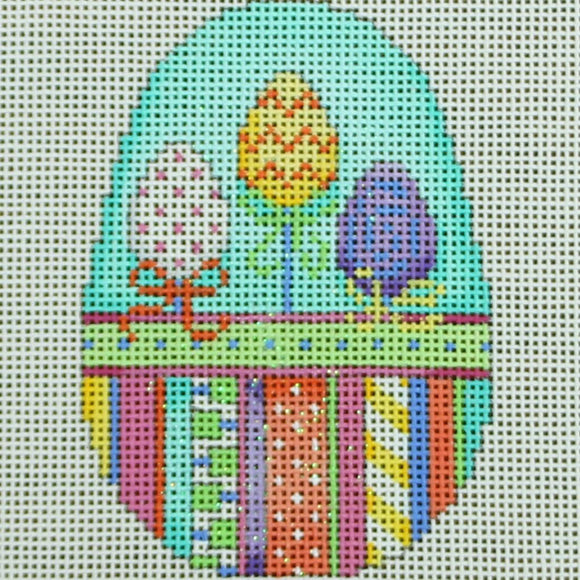 Three Eggs/Hoppy Stripes Egg