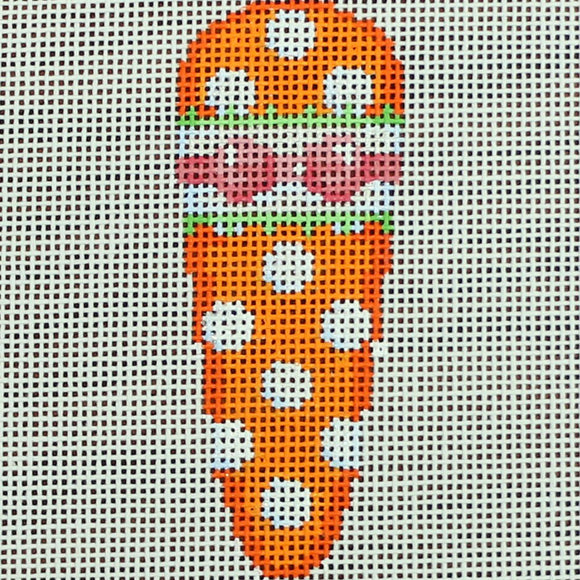Dots/Pink Bow Baby Carrot