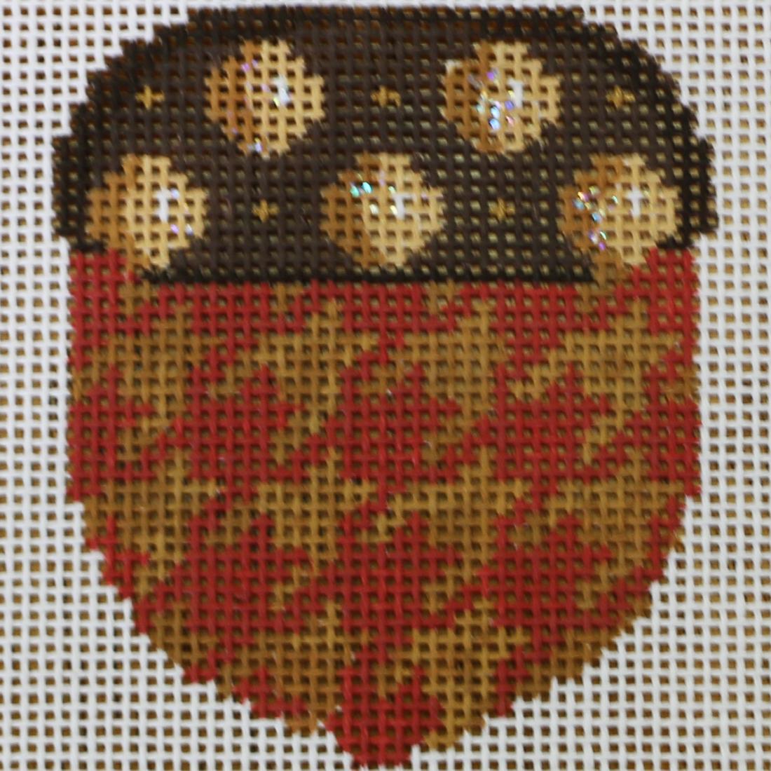 Camel & Brown Dot Cap Acorn