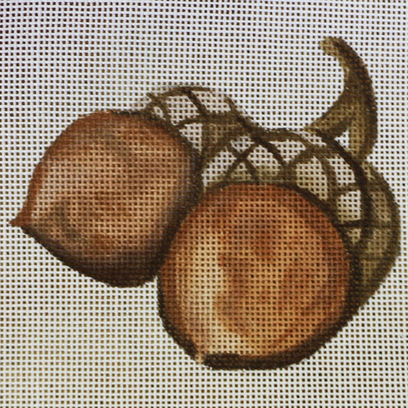 Acorns with stitch guides