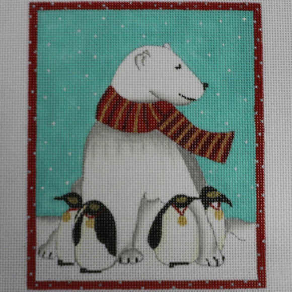 Polar Bear w/ Penguins