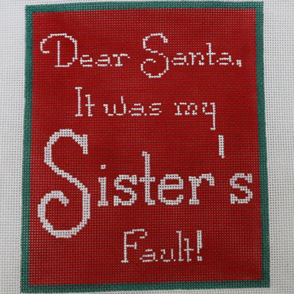 Dear Santa, Sister's Fault
