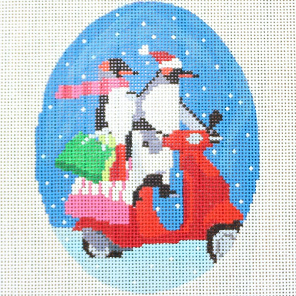 Penguins on Scooter
