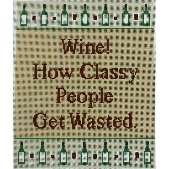 Wine! Classy people . . .
