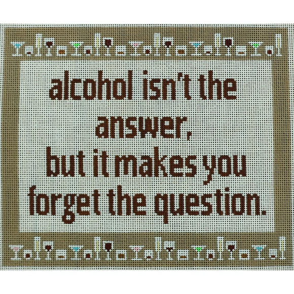 Alcohol isn't the answer