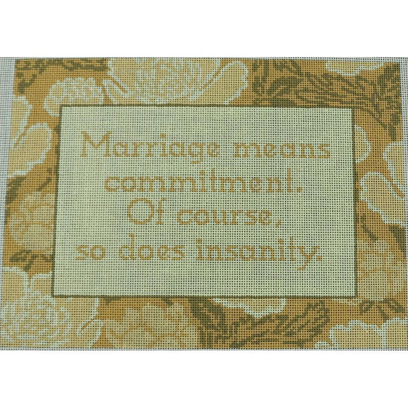 Marriage means commitment