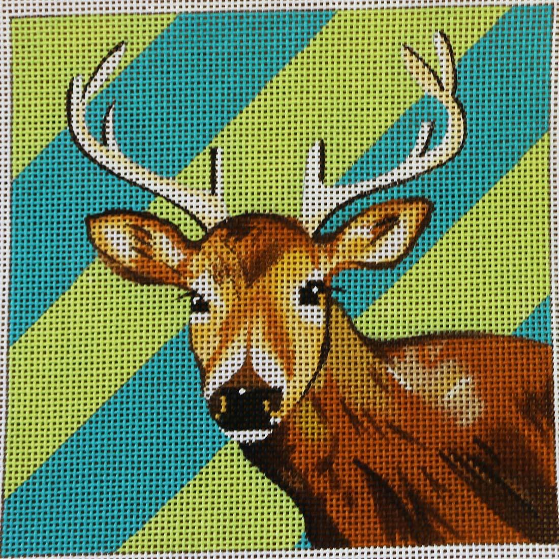 Deer w/ Diagonal Stripes