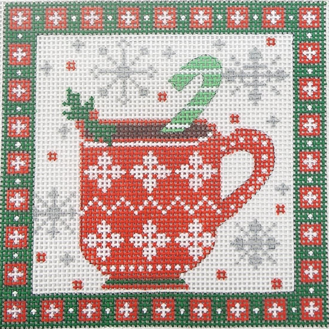 Candy Cane/Holly Mug