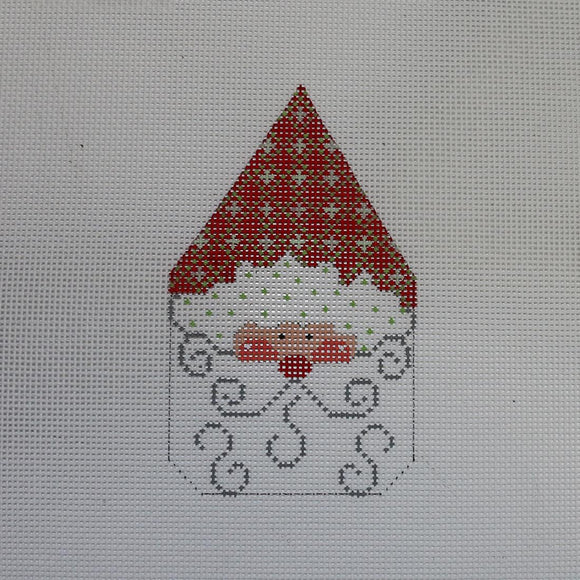 Santa with Dots on Hat