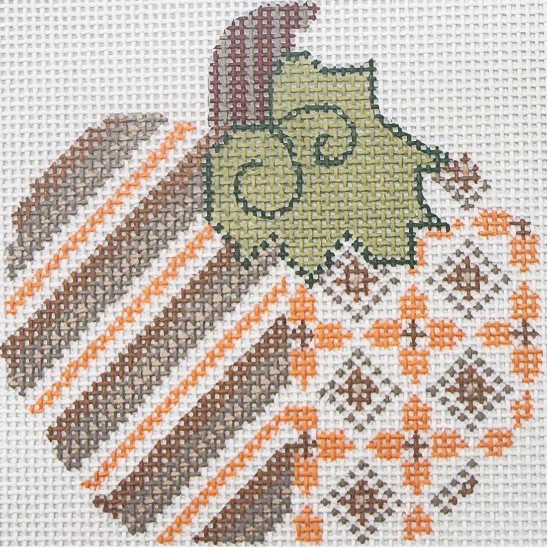 Stripes/Flowers Pumpkin