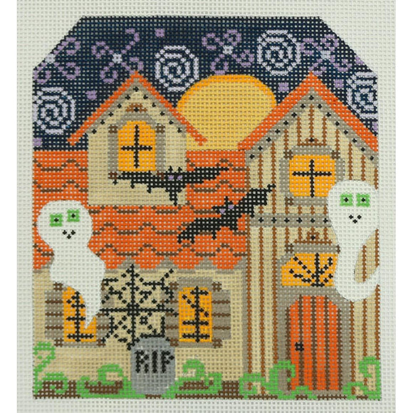 Orange/Brown Haunted House