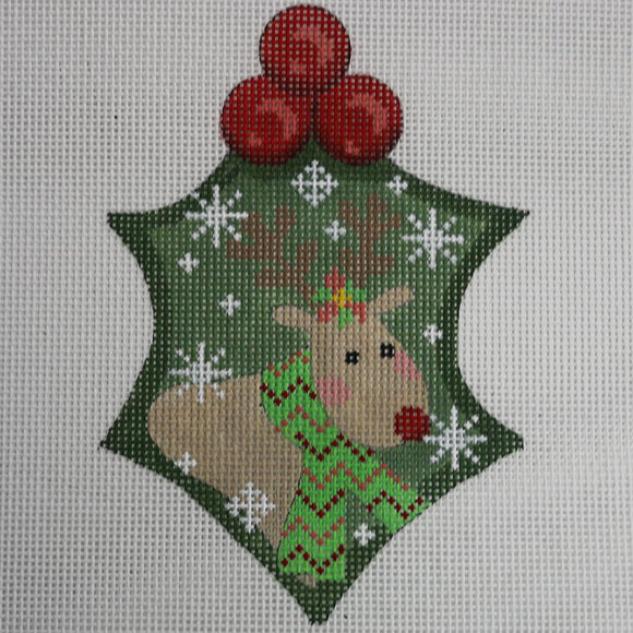 Reindeer Holly with stitch guide