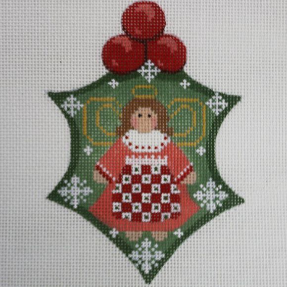 Angel Holly with stitch guide
