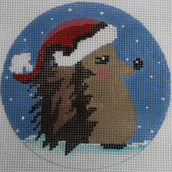Santa Hedgehog Round