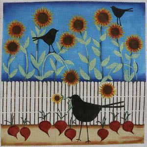 Sunflowers & Crows
