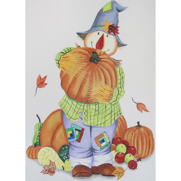 Scarecrow w/ Pumpkin