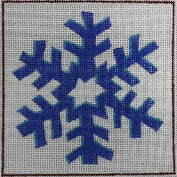Winter Snowflake Square