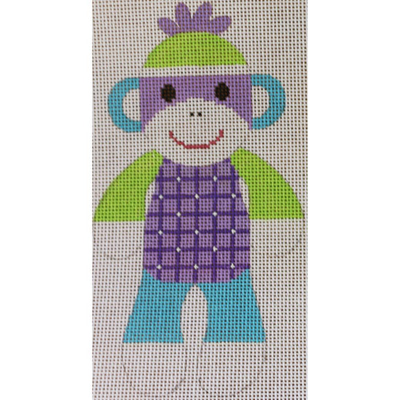 Purple Sock Monkey