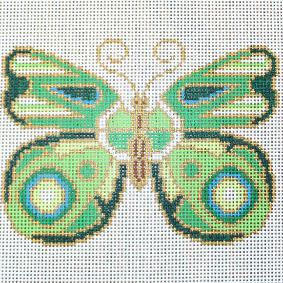 Green Cloisonne Butterfly