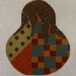 Checkered Patchwork Pear