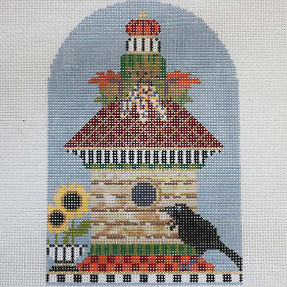 Crow & Snowflower Birdhouse