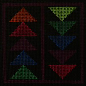 Neon Rainbow Triangles
