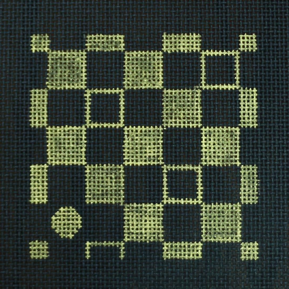 Gold Squares on Black