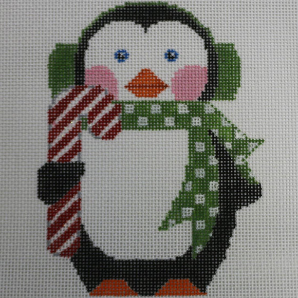 Penguin w/ Candy Cane