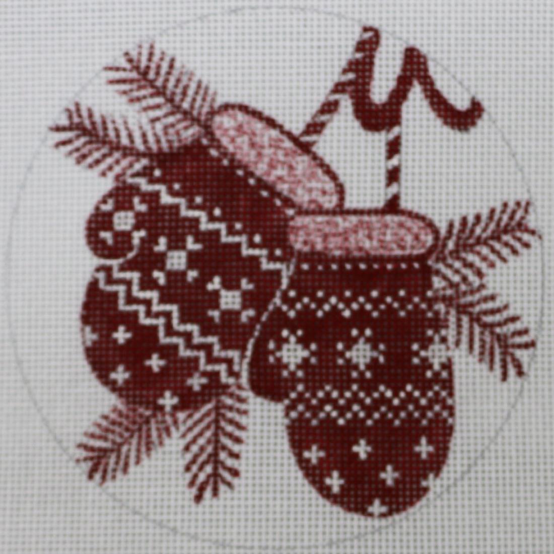 Red Mittens Round