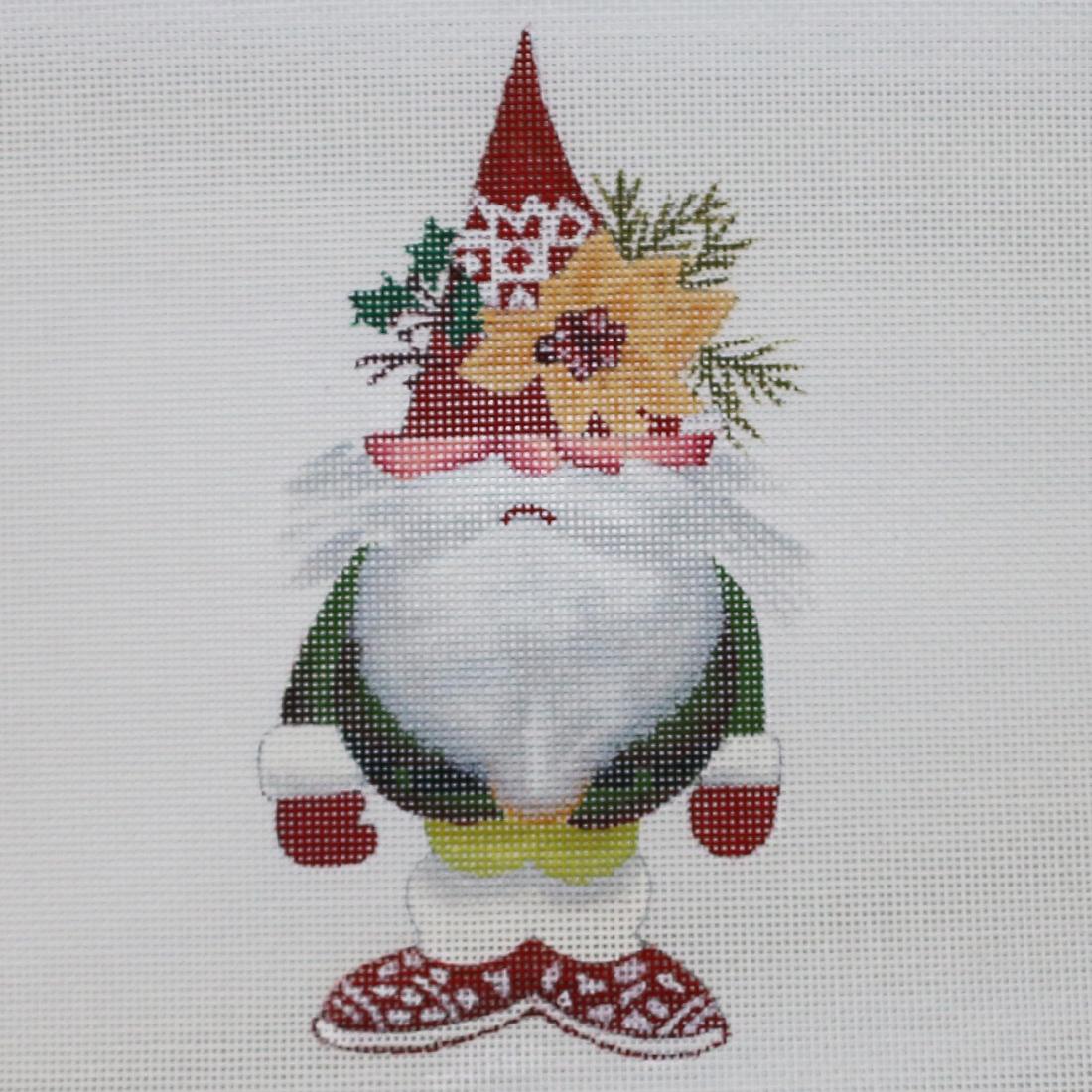 Gnome with Poinsettia