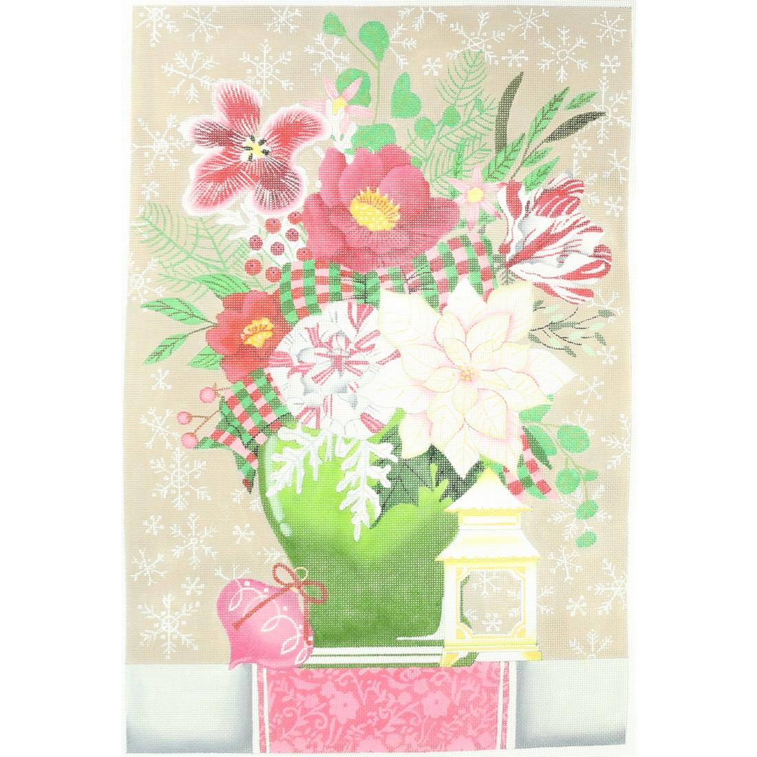 Christmas Floral Vase