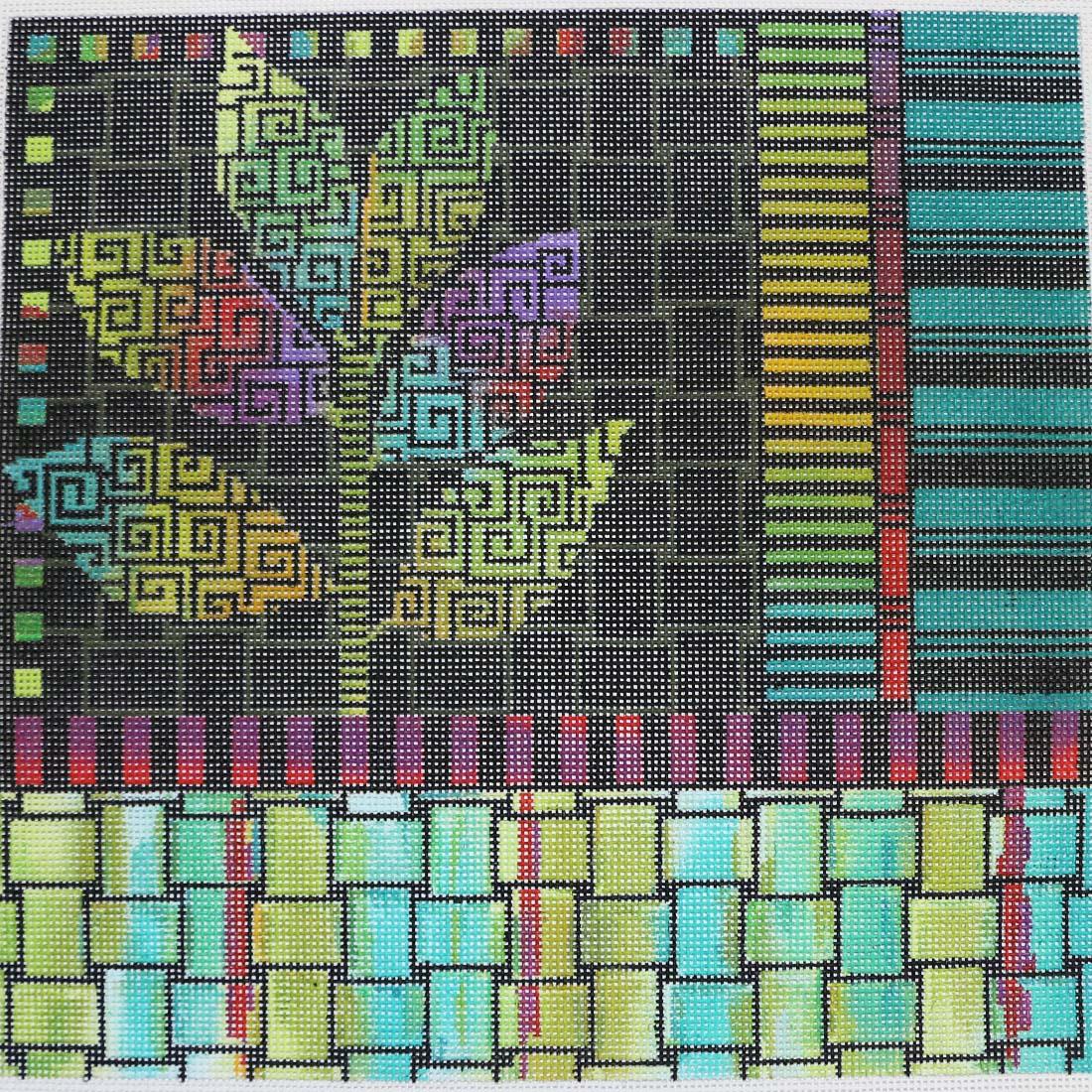 Leaf w/ Green/Lime/Black