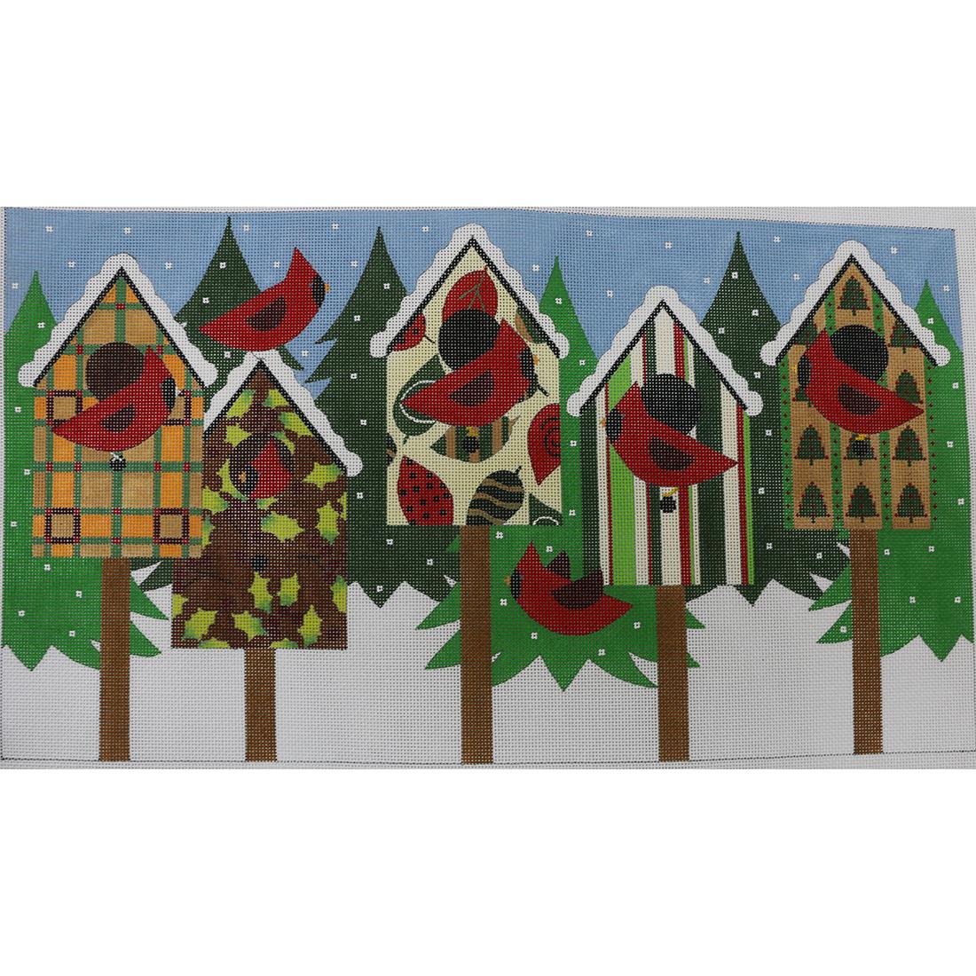 Christmas Birdhouses